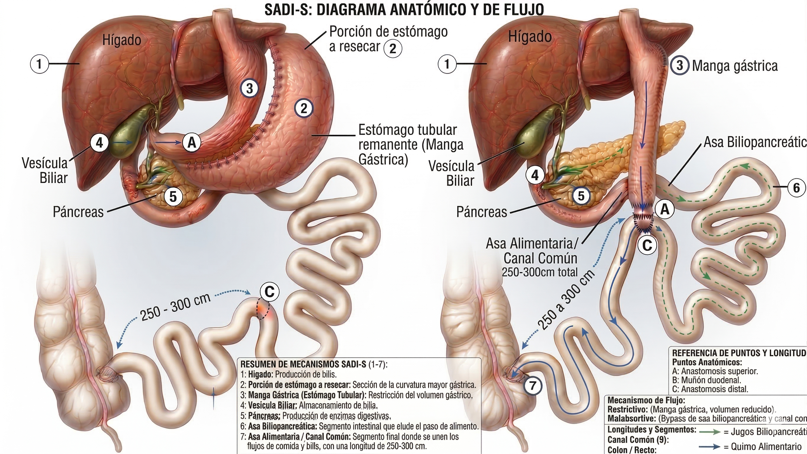Esquema SADI-S Técnica de Doble Vía